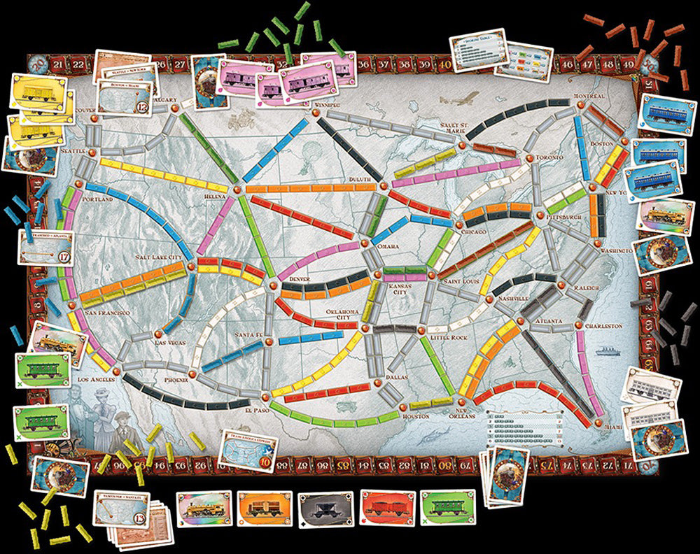 Ticket to Ride Paris Board Game - Train Route-Building Strategy Game –  Asmodee North America