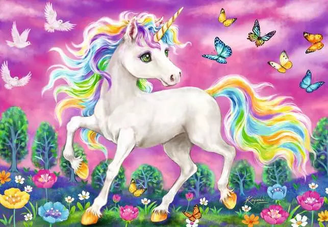 Ravensburger Puzzle 5677 Unicorn And Pegasus
