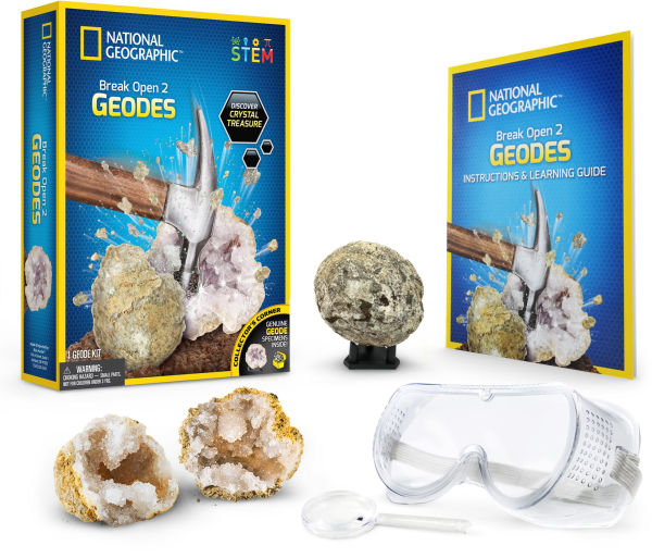 Blue Marble RTNGGEO2 National Geographic Break Your Own Geode - 2pc