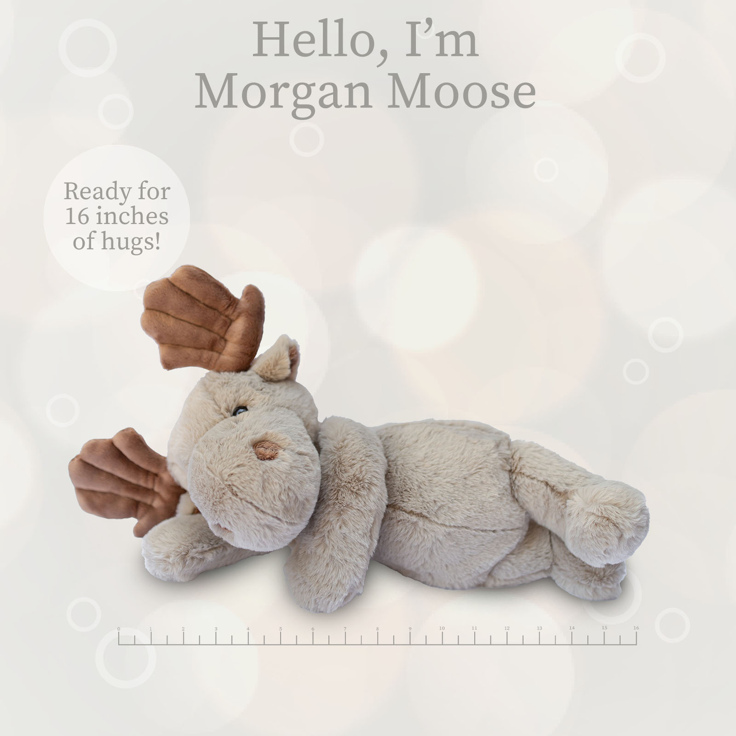 Beverly Hills Teddy Bear Co Morgan Moose Lushee Plush