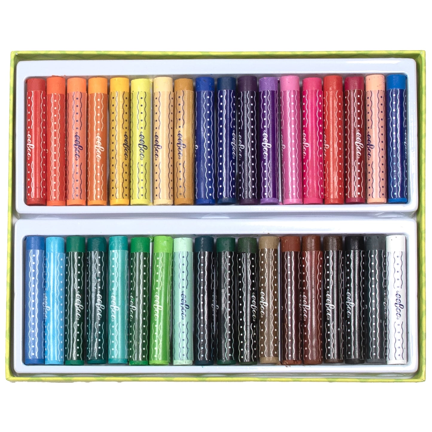 eeBoo Oil Pastels PAS174 Yumi's Mushroom House 36 Colors