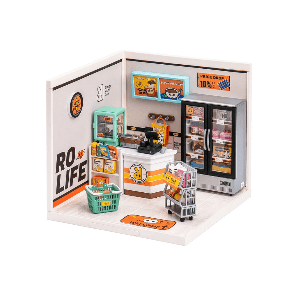 Robotime Rolife Energy Supply Store DIY Miniature House