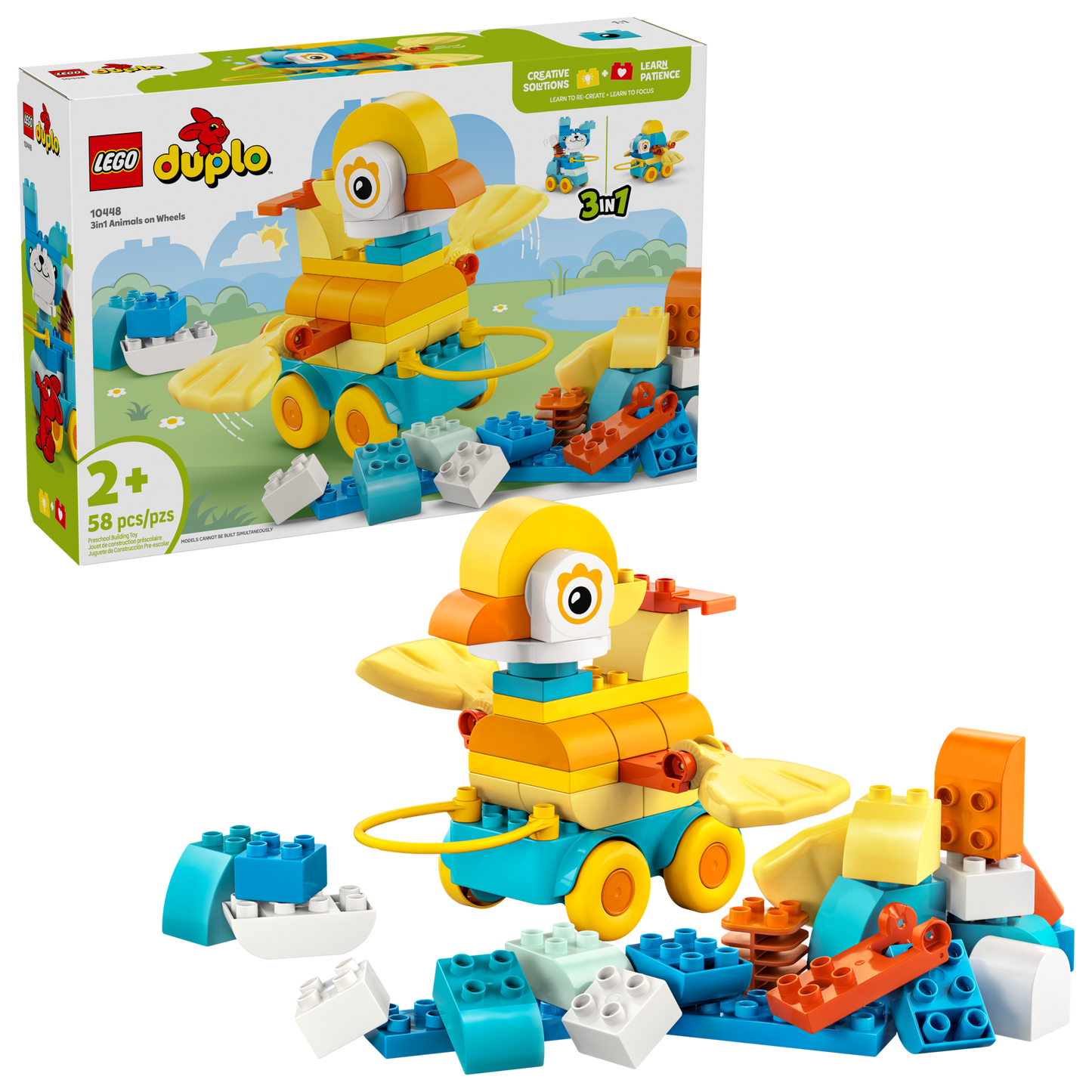 LEGO® DUPLO® 10448 3in1 Animals on Wheels