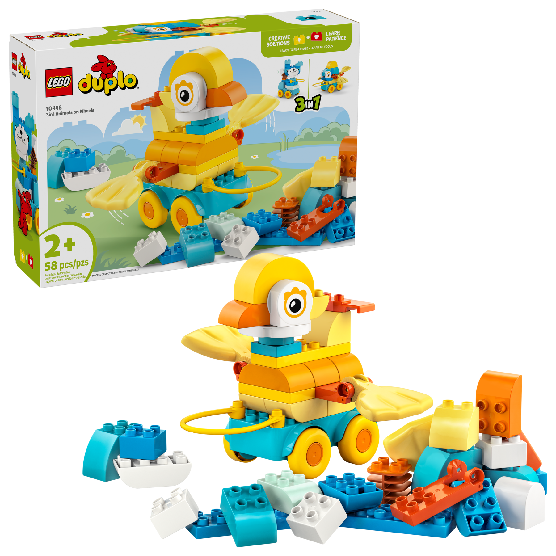 LEGO® DUPLO® 10448 3in1 Animals on Wheels – TimbukToys