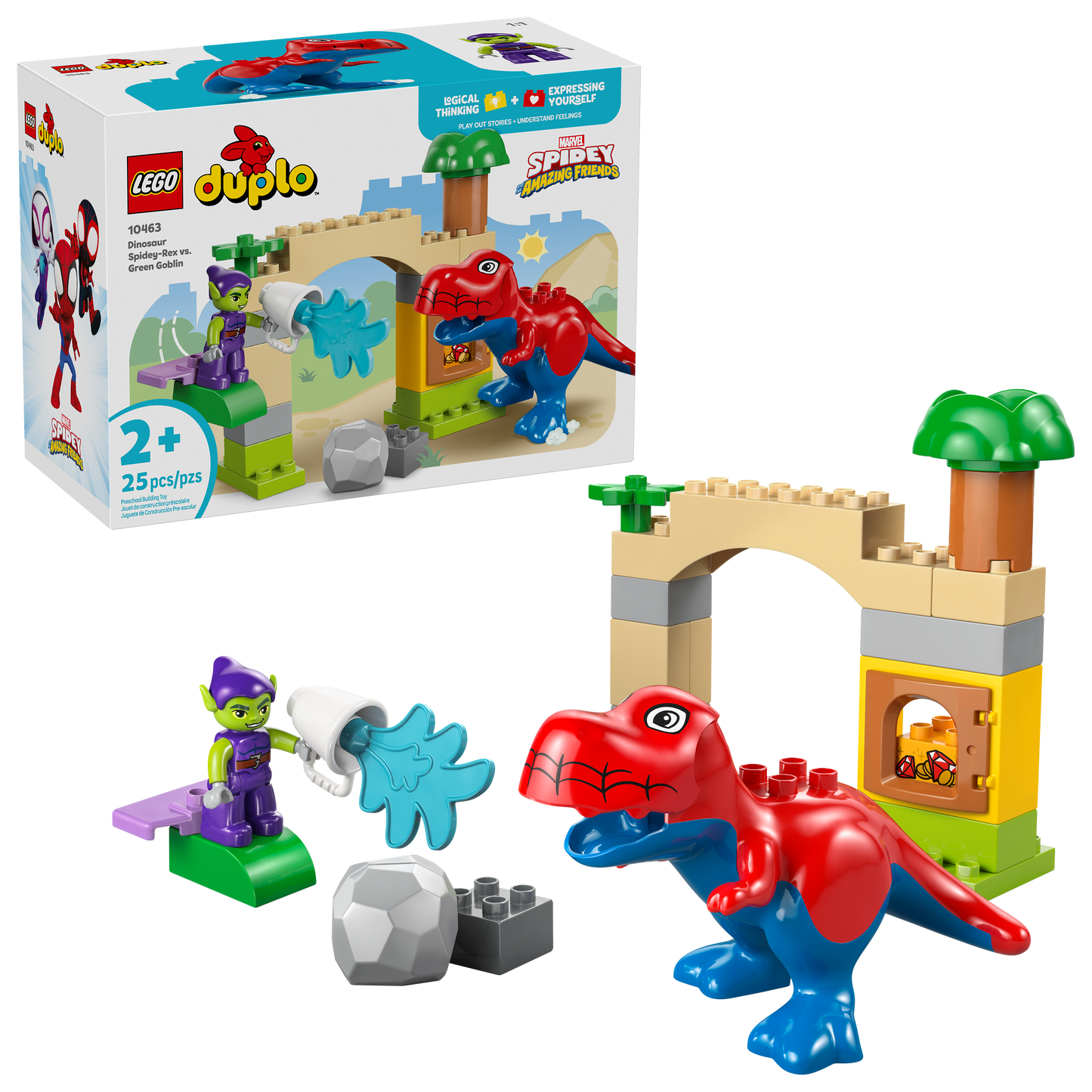 LEGO® 10463 Marvel Dinosaur Spidey-Rex vs. Green Goblin