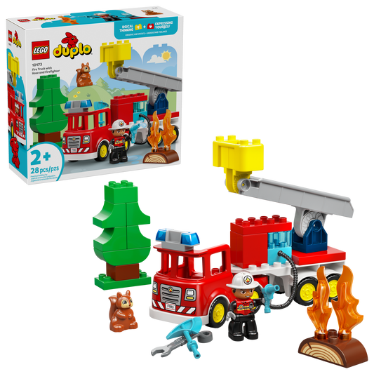 LEGO® DUPLO® 10473 Fire Truck with Hose and Firefighter