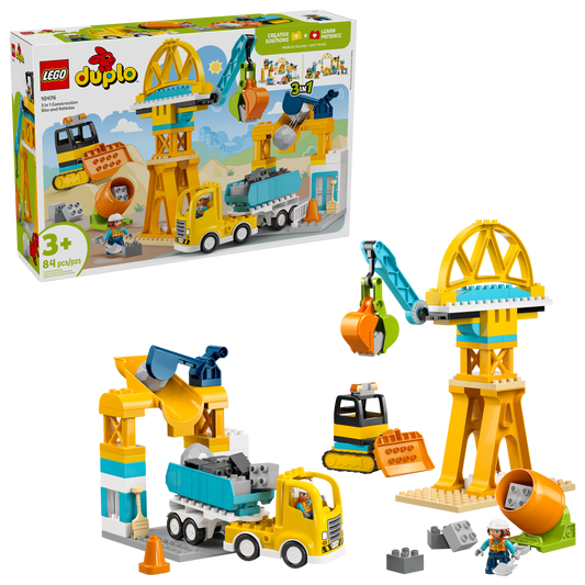 LEGO®  DUPLO® 10476 3 in 1 Construction Site and Vehicles