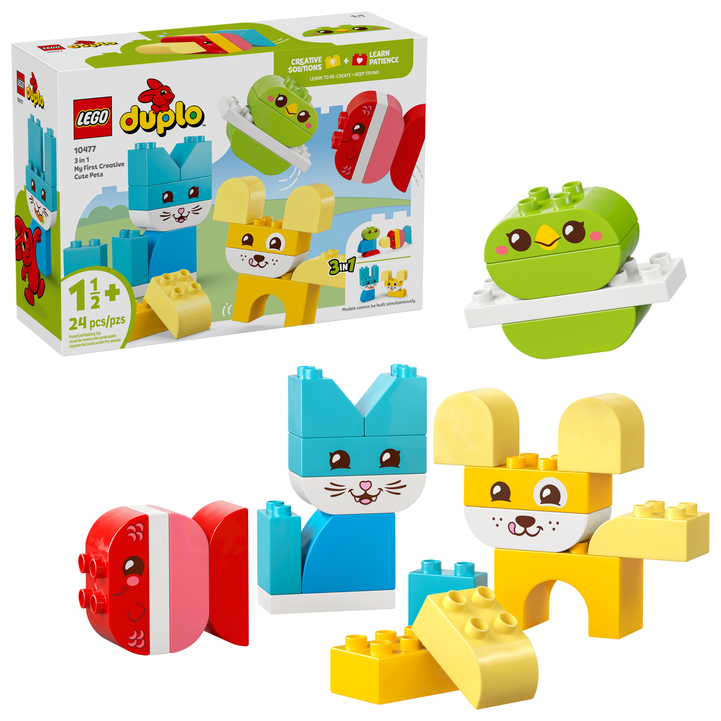 LEGO® DUPLO® 10477 3 in 1 Creative Cute Pets