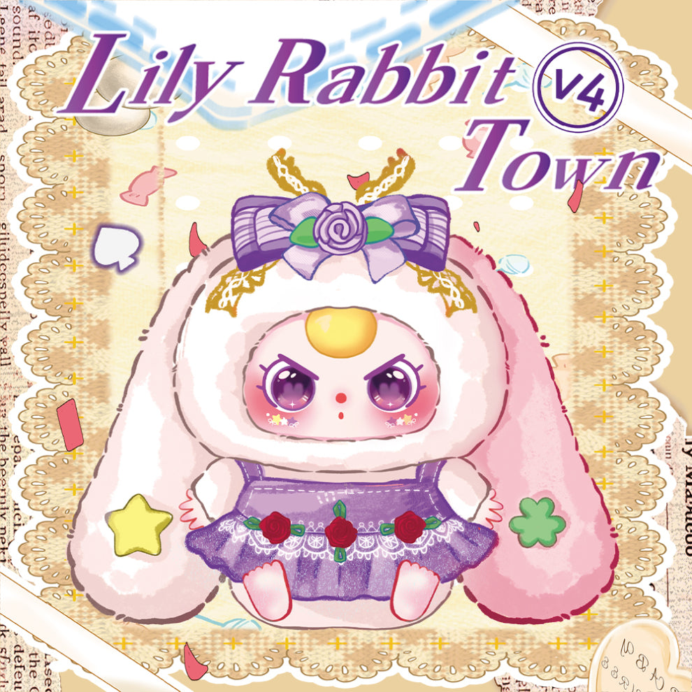 Ucc Dist Baby Three-Lily Rabbit Town V4 Plush Blind Box