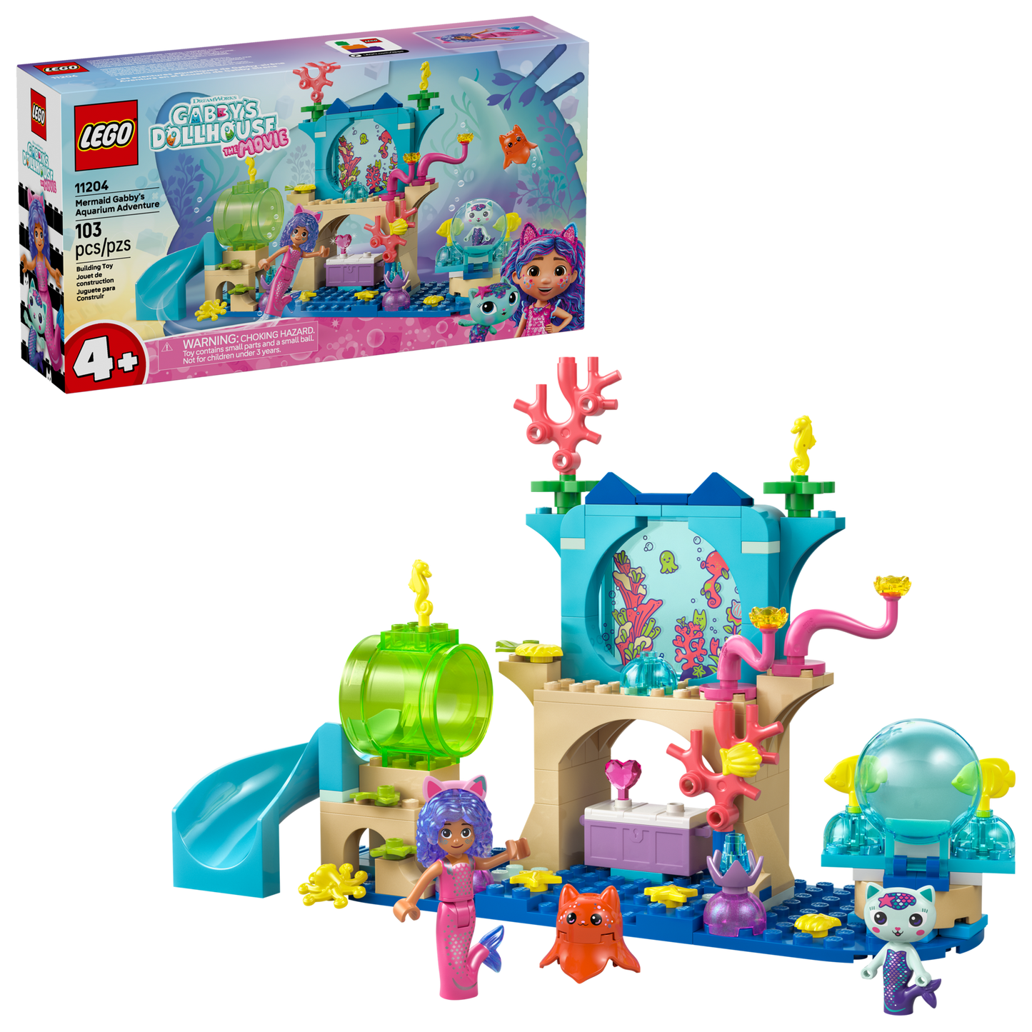 LEGO® Gabby’s Dollhouse 11204 Mermaid Gabby's Aquarium Adventure