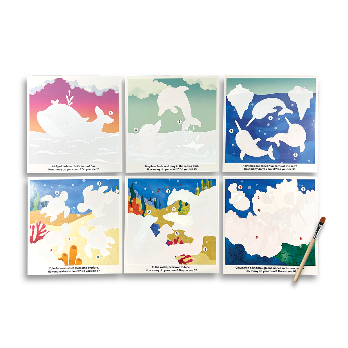 Ooly Water Amaze Water Reveal Boards 118-286 Under The Sea