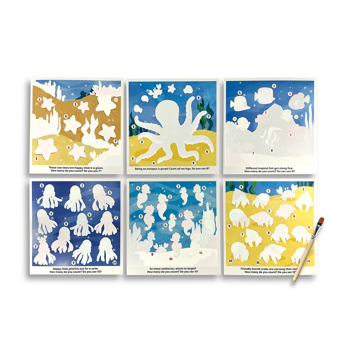 Ooly Water Amaze Water Reveal Boards 118-286 Under The Sea