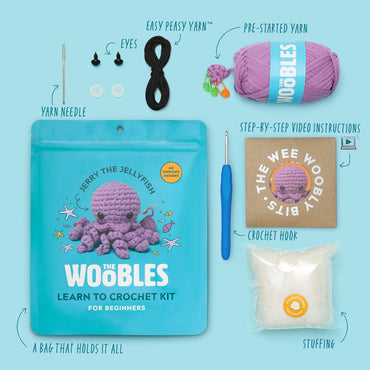 Woobles Jerry the Jellyfish Crochet Kit