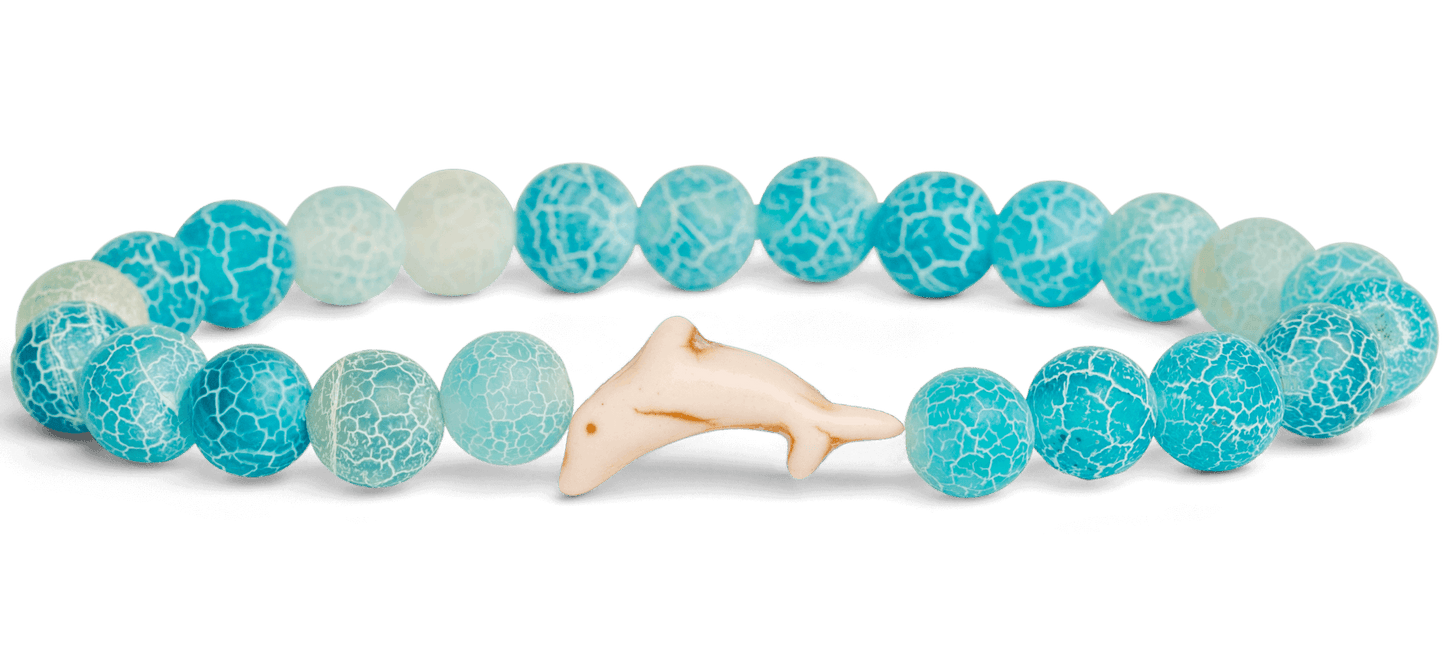 Fahlo The Odyssey Bracelet Dolphin Aqua Blue