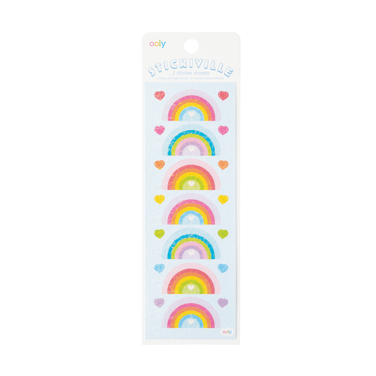 Ooly Stickiville 120-073 Rainbow Love Stickers
