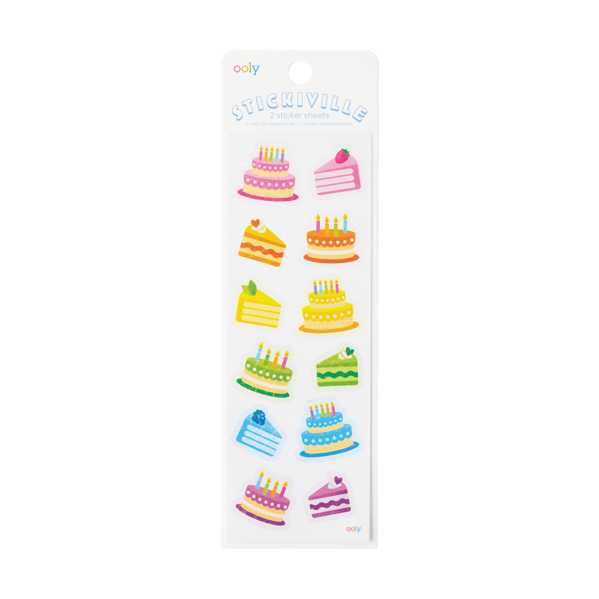 Ooly Stickiville 120-132 Birthday Cakes Stickers