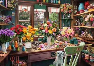 Ravensburger The Flower Arrangers Shed 1000pc Puzzle