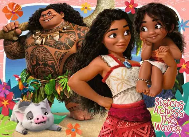 Ravensburger 12004069 Puzzle Moana 2 4X100PC
