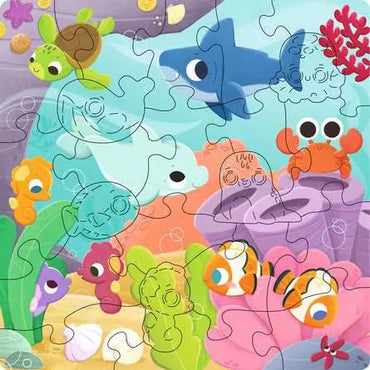 Ravensburger Wooden Underwater Sea Animals 22pc Puzzle