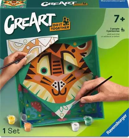Ravensburger CREART Paint By Numbers Do It Together Tiger