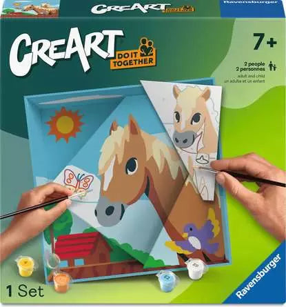 Ravensburger CREART Paint By Number Do It Together Horse