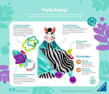 Ravensburger Play+ 12034107 My First Snuggle Friend: Zebra