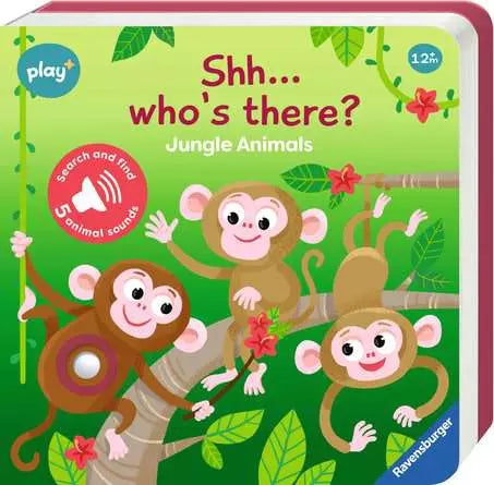 Ravensburger Play+ 13095008 Shh … Who's there? Jungle Animals