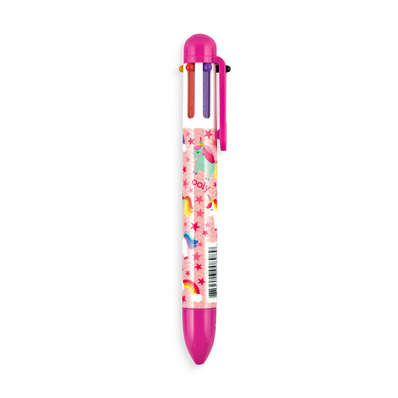 Ooly 6 Click Multi Color Pen 132-082 Unique Unicorns