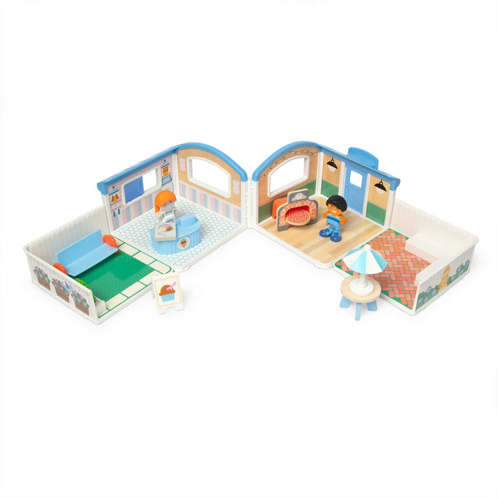 Melissa & Doug Cheery Lane Ice Cream & Pizza Play Set