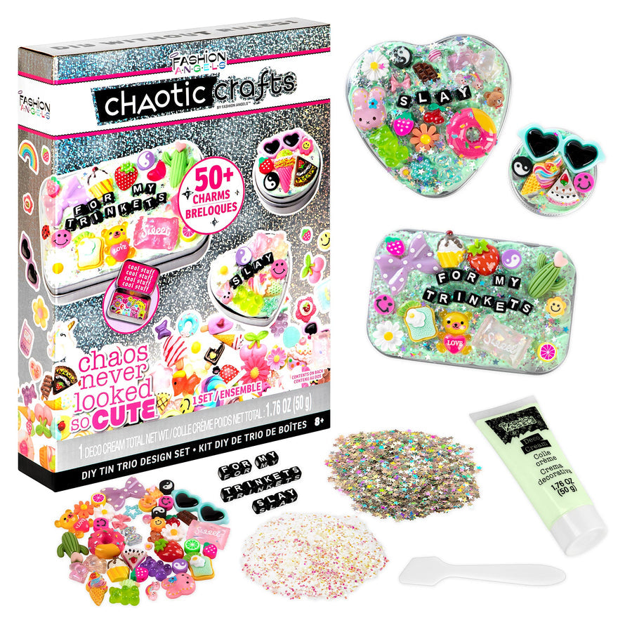 Fashion Angels Chaotic Crafts Trinket Trio Design Kit