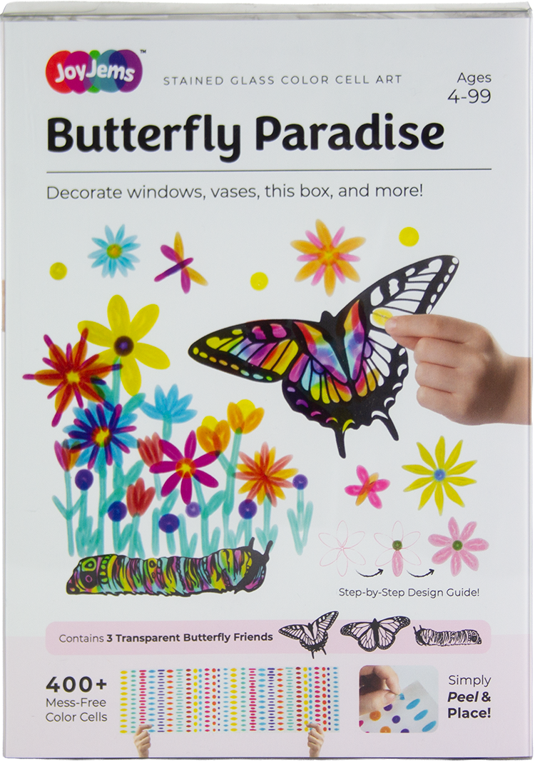 Joy Jems Studio Butterfly Stained Glass Kit