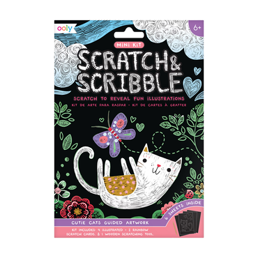 Ooly Cutie Cats 161-039 Scratch and Scribble