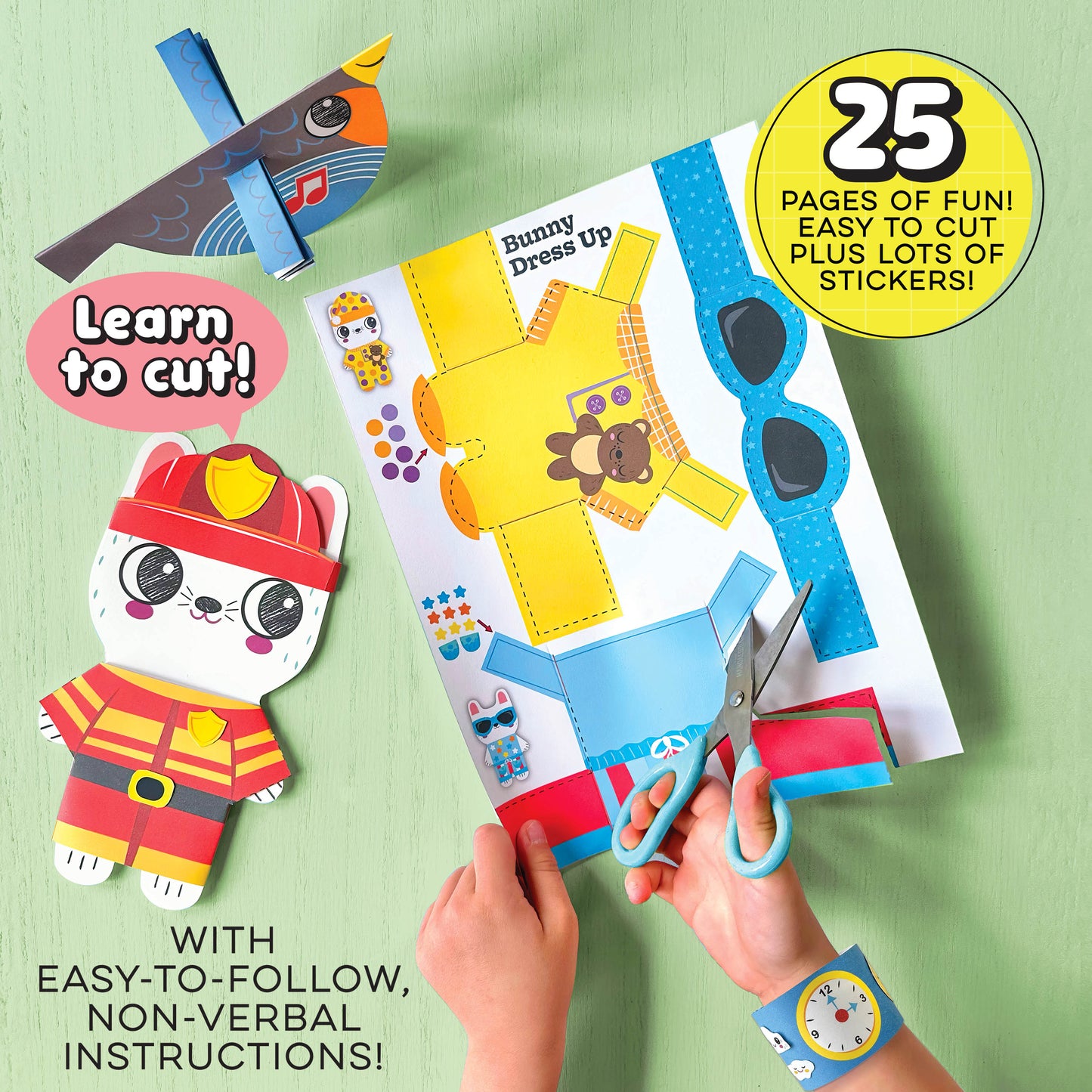 Bright Stripes iHeartArt JR Art on the Go! Cut & Create