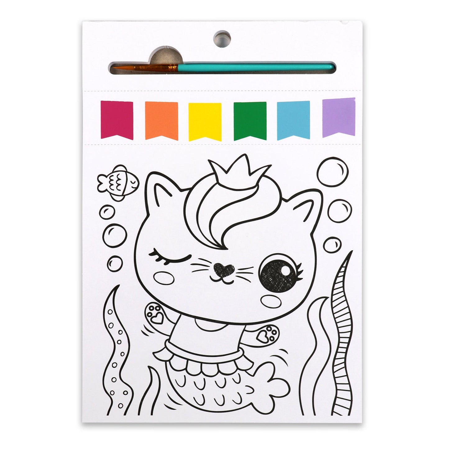 Bright Stripes iHeartArt JR Paint Pages- Magical Creatures