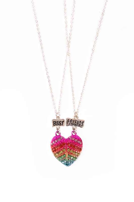 Great Pretenders Glamour Gals Tear & Share Necklaces, 2pc