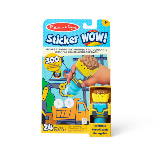 Sticker WOW!™ Activity Pad & Sticker Stamper - Bulldozer