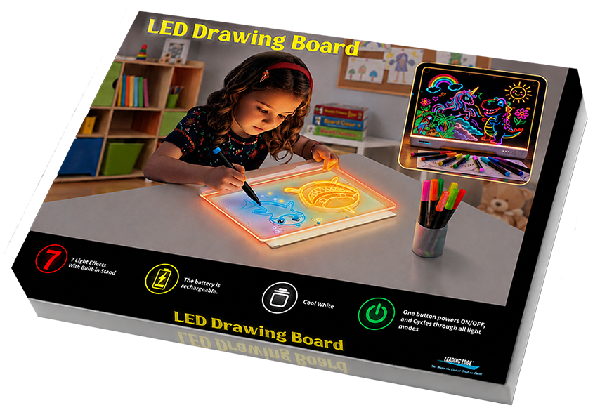 Leading Edge Novelty LED Drawing Board