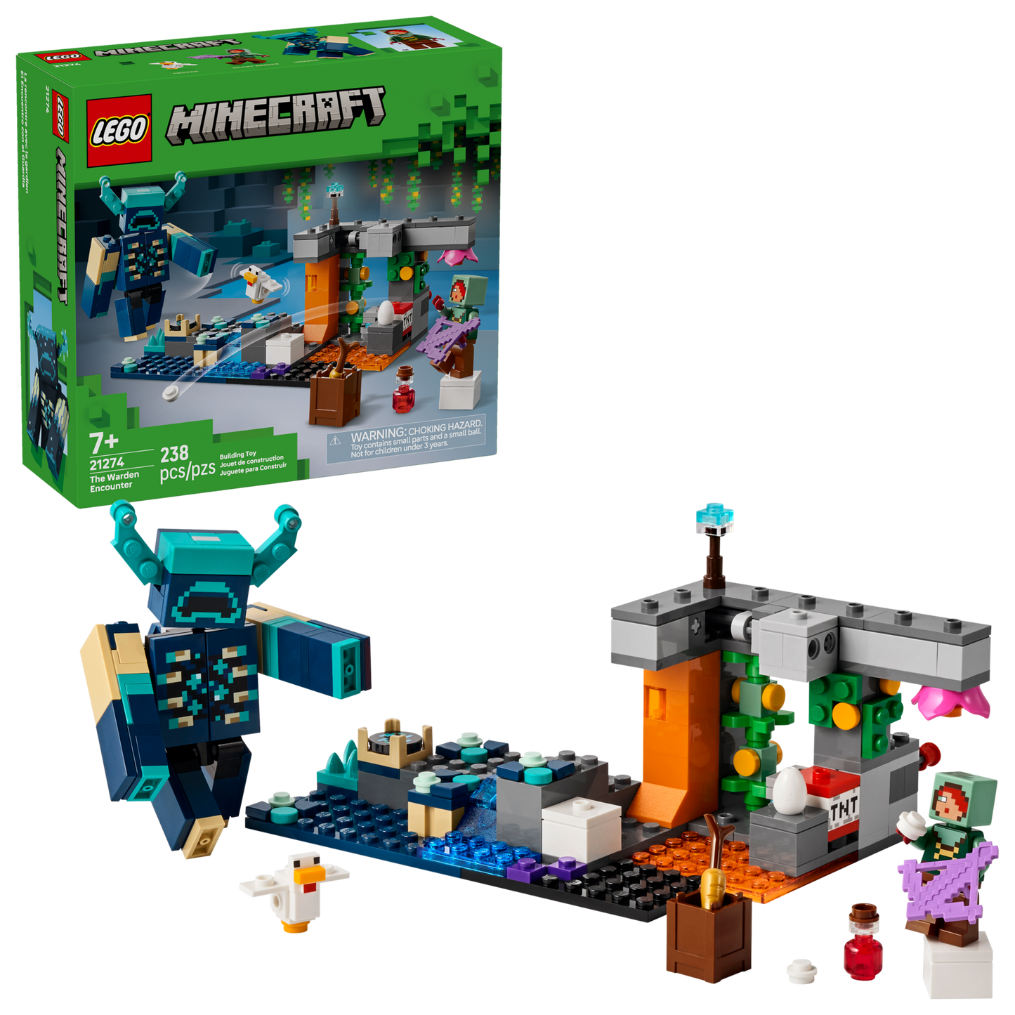 LEGO® Minecraft® 21274 The Warden Encounter