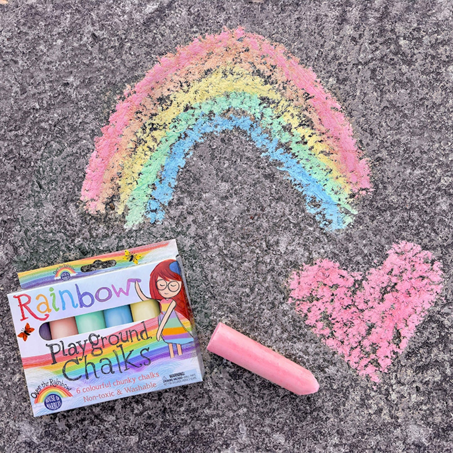House of Marbles Rainbow Playground Chalks