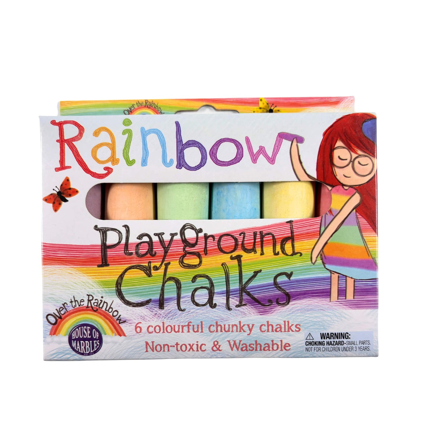 House of Marbles Rainbow Playground Chalks