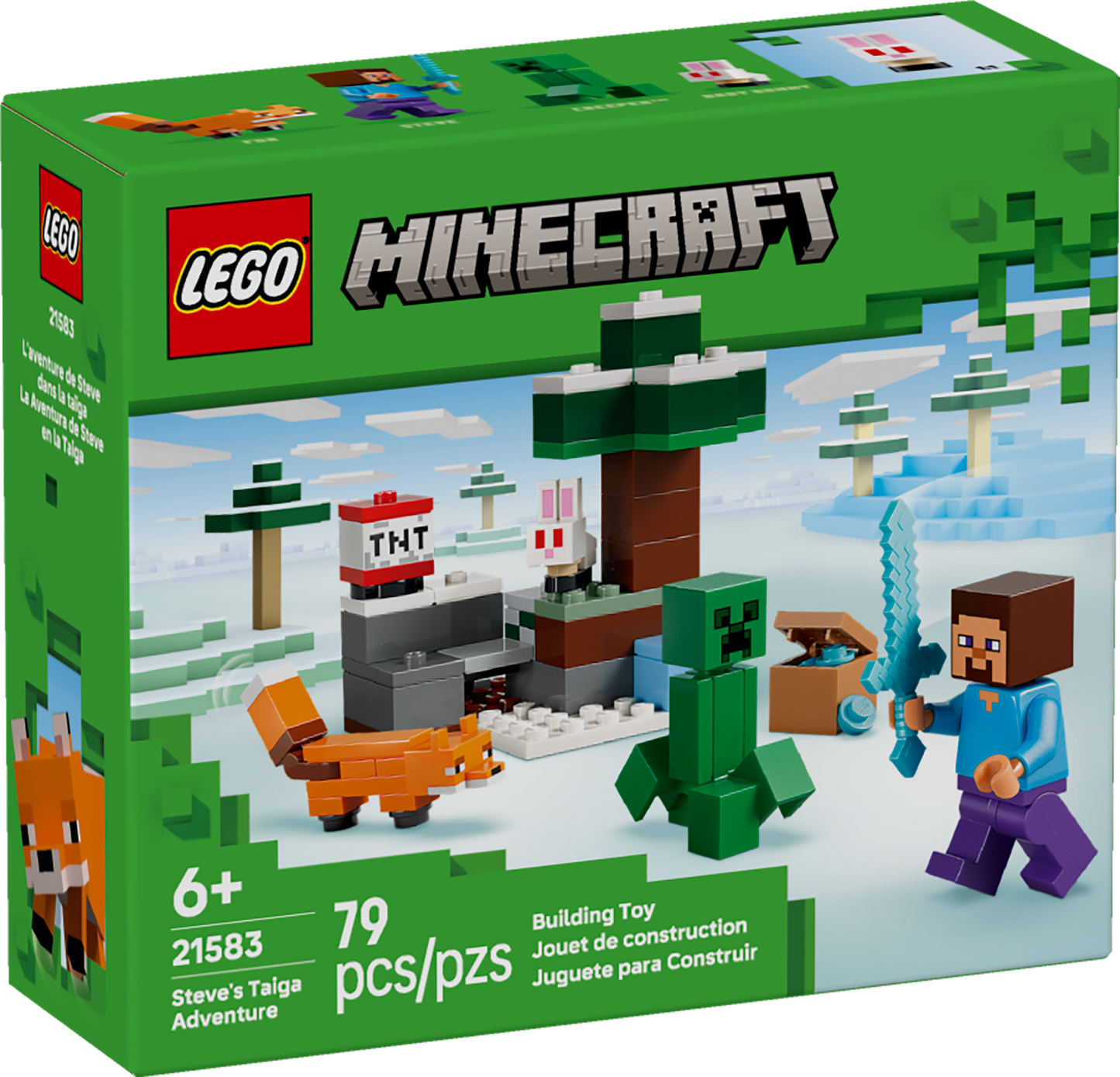 LEGO® Minecraft® 21583 Steve's Taiga Adventure – TimbukToys