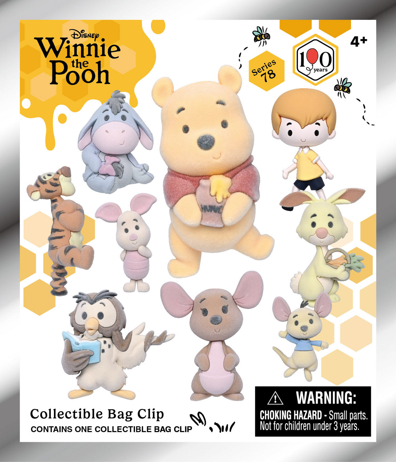 Monogram Winnie The Pooh 3D Foam Bag Clip, Series 78