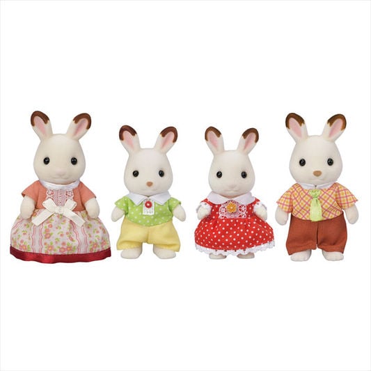 Epoch Calico Critters® CC2028 Chocolate Rabbit Family