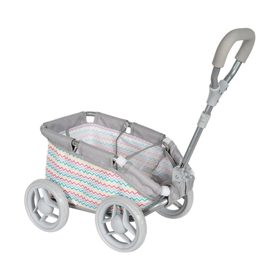 Adora 24076 Baby Doll Wagon Rainbow Zig Zag