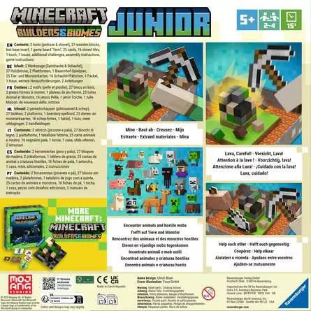 Ravensburger Minecraft Builders &amp; Biomes Jr. Game