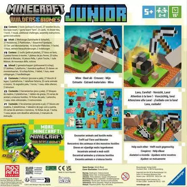 Ravensburger Minecraft Builders &amp; Biomes Jr. Game