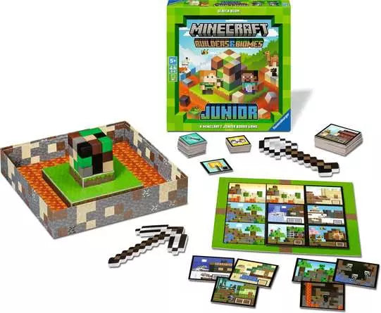 Ravensburger Minecraft Builders &amp; Biomes Jr. Game