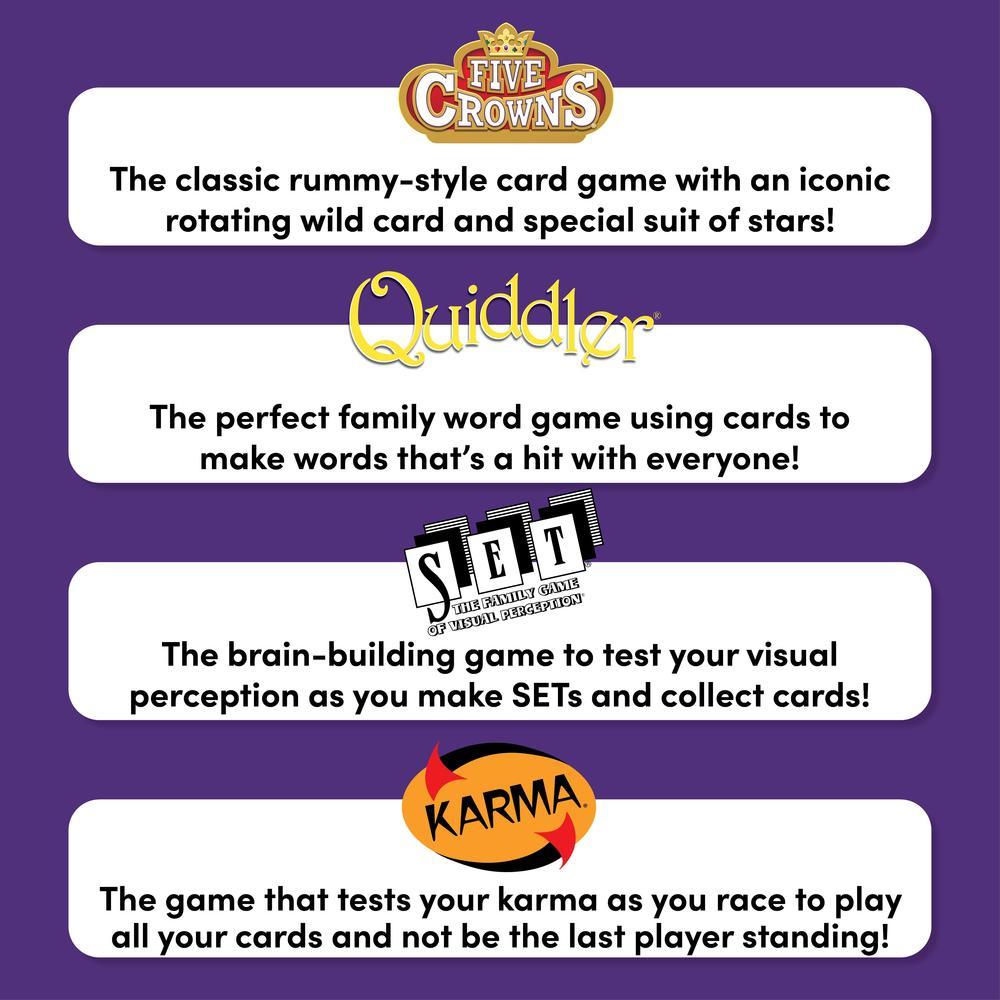 Play Monster Five Crowns Collection 4 Game Bundle Card Game