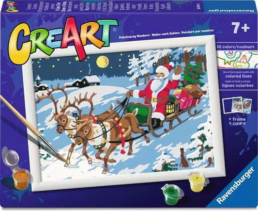 Ravensburger CreArt, Painting by Numbers Night before Christmas