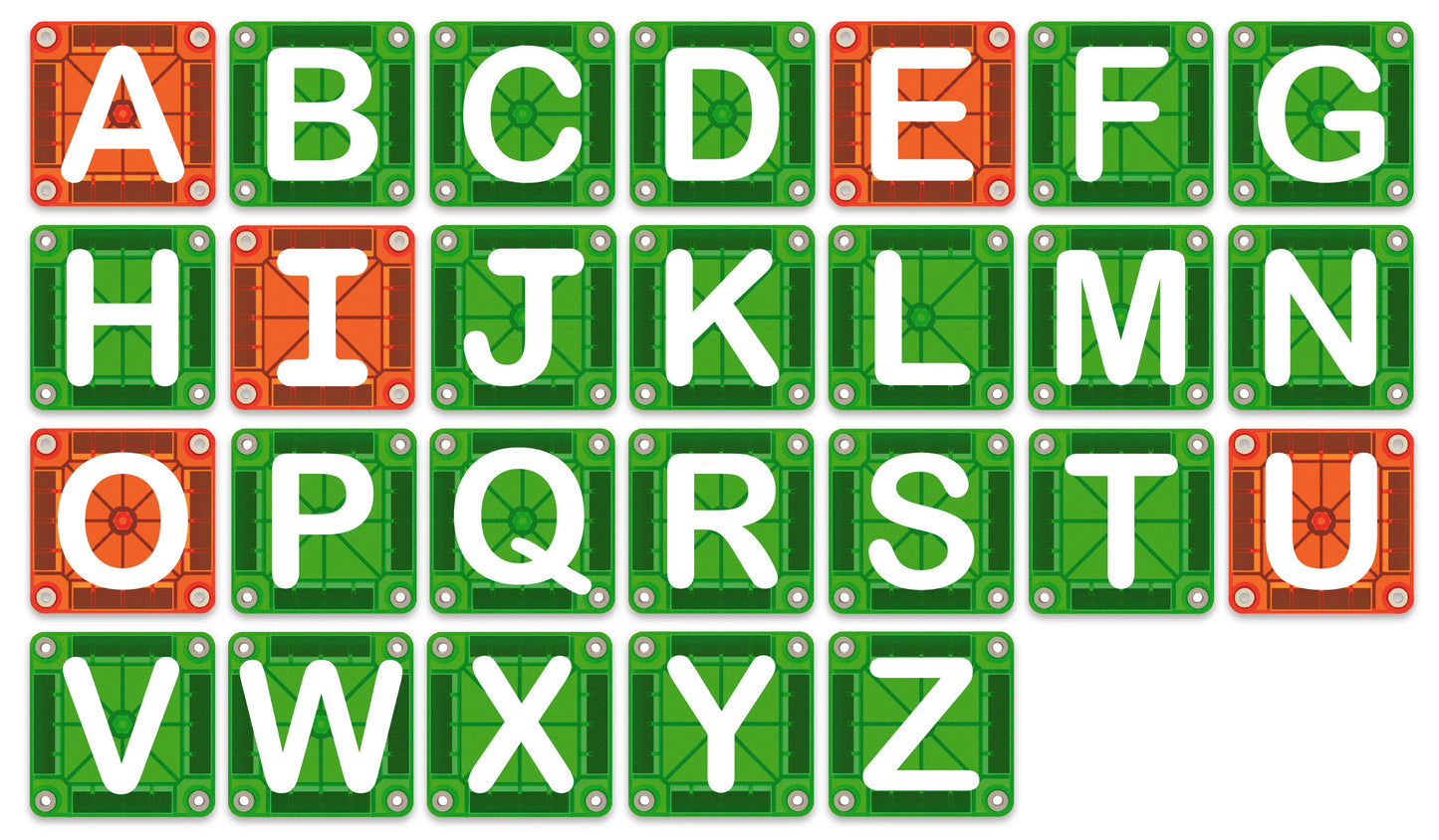 Magna-Tiles microMAGS LEARN Letters™ 56 Piece Set